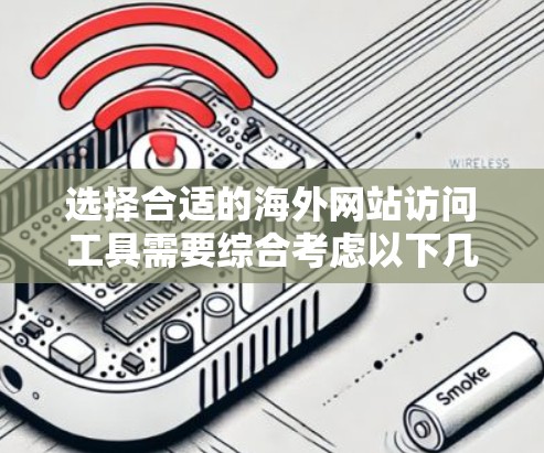 选择合适的海外网站访问工具需要综合考虑以下几个方面