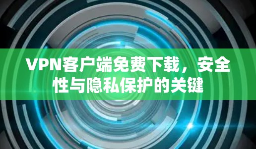 VPN客户端免费下载,安全性与隐私保护的关键 VPN客户端免费下载,安全性与隐私保护的关键